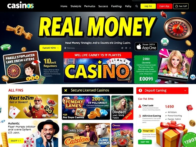 Discover the best online casinos to win real money in 2023. Get expert reviews, game guides, and bonus strategies to maximize your winnings securely and legally.